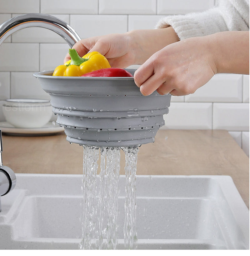 3-in-1 Chopping Board with Detachable Drain Basket